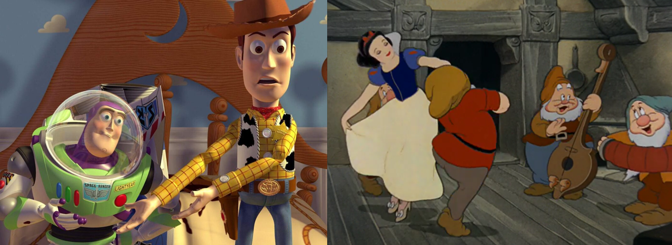 Woody and Snow White